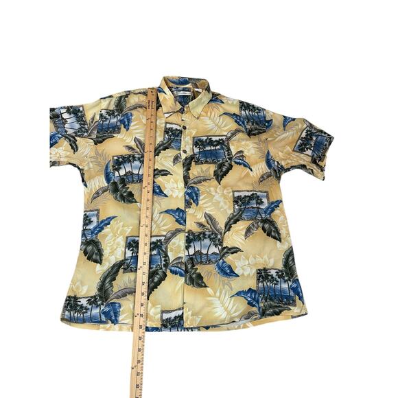 Campia Moda Men’s Hawaiian Button Down, L - Picture 5 of 5